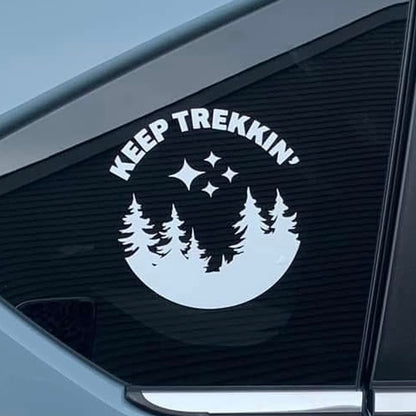 Keep Trekkin' Decal