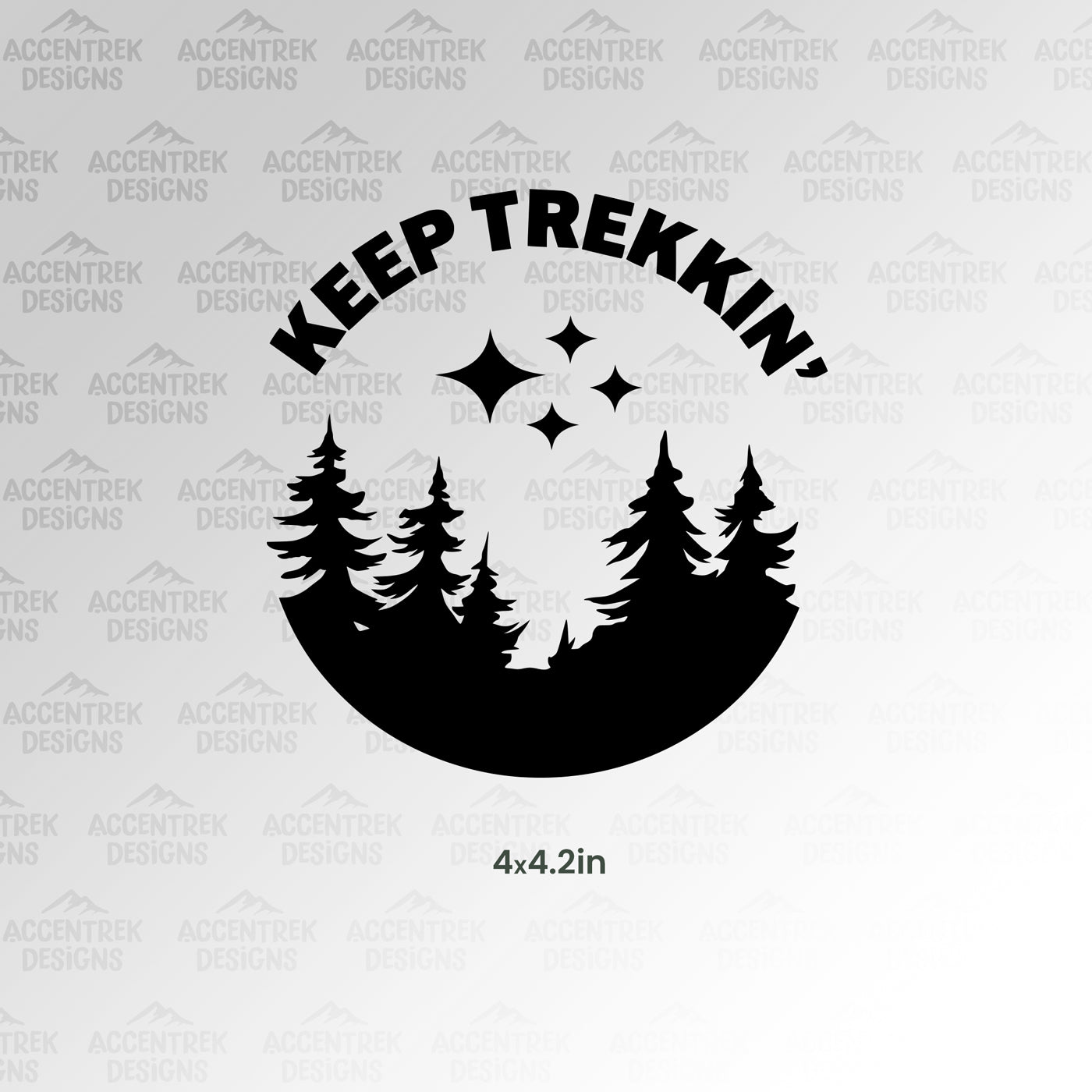 Keep Trekkin' Decal